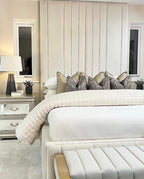 Parma Upholstered Fabric Bed Frame