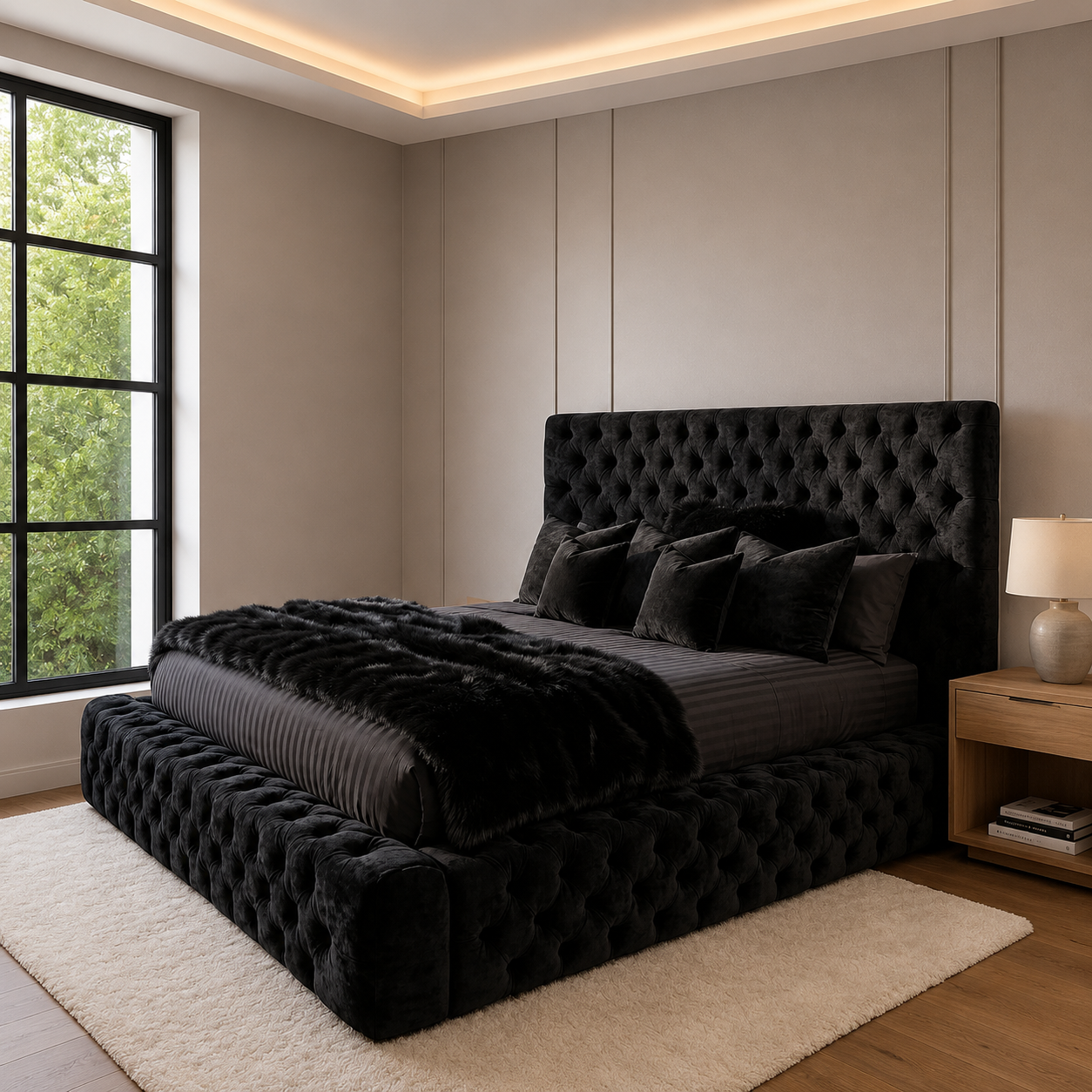 Veloura Ambassador Bed Frame – UK Handcrafted Luxury | Discount Bed Store (DBS) #01