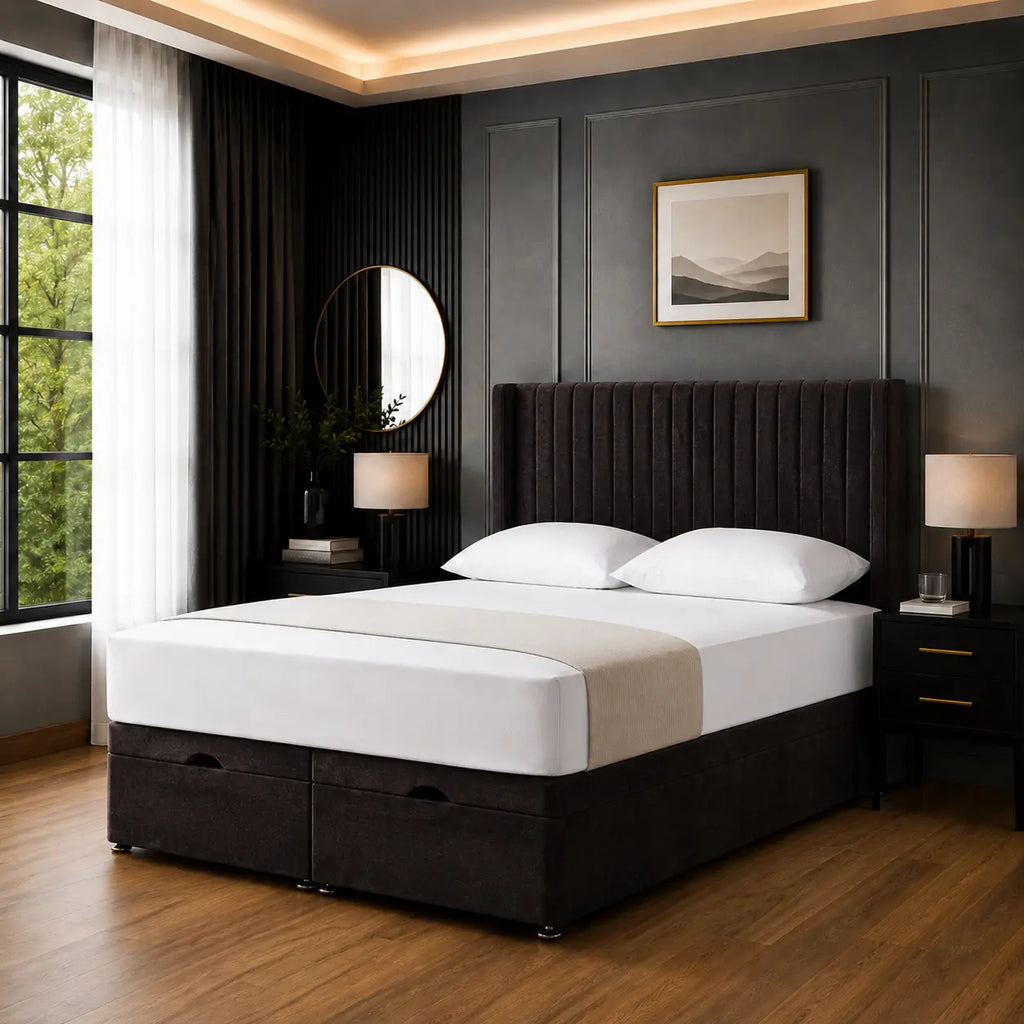 Victoria Divan Ottoman Bed – Luxury Storage Bed with Lift-Up Base