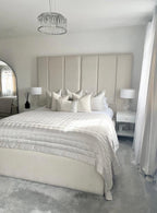 Pescara Plain Upholstered Fabric Bed