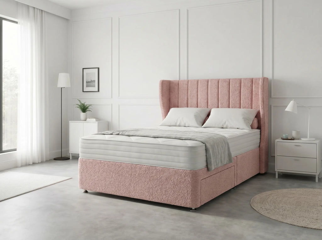 Opulent Curve Prestige | Divan Drawer Bed Optional Drawers (UK) | Discount Bed Store (DBS) #DB140