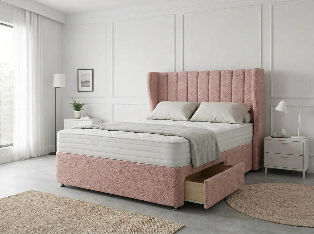 Opulent Curve Prestige | Divan Drawer Bed Optional Drawers (UK) | Discount Bed Store (DBS) #DB140