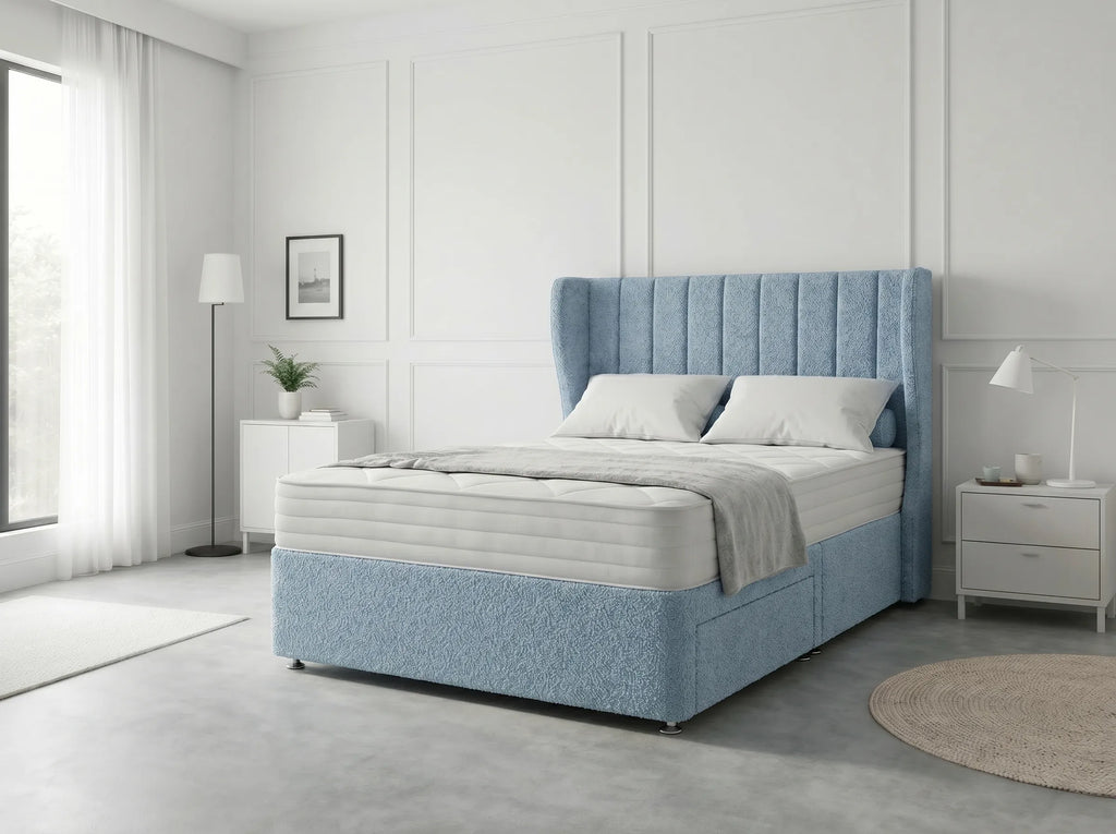 Opulent Curve Prestige | Divan Drawer Bed Optional Drawers (UK) | Discount Bed Store (DBS) #DB140