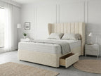 Opulent Curve Prestige | Divan Drawer Bed Optional Drawers (UK) | Discount Bed Store (DBS) #DB140