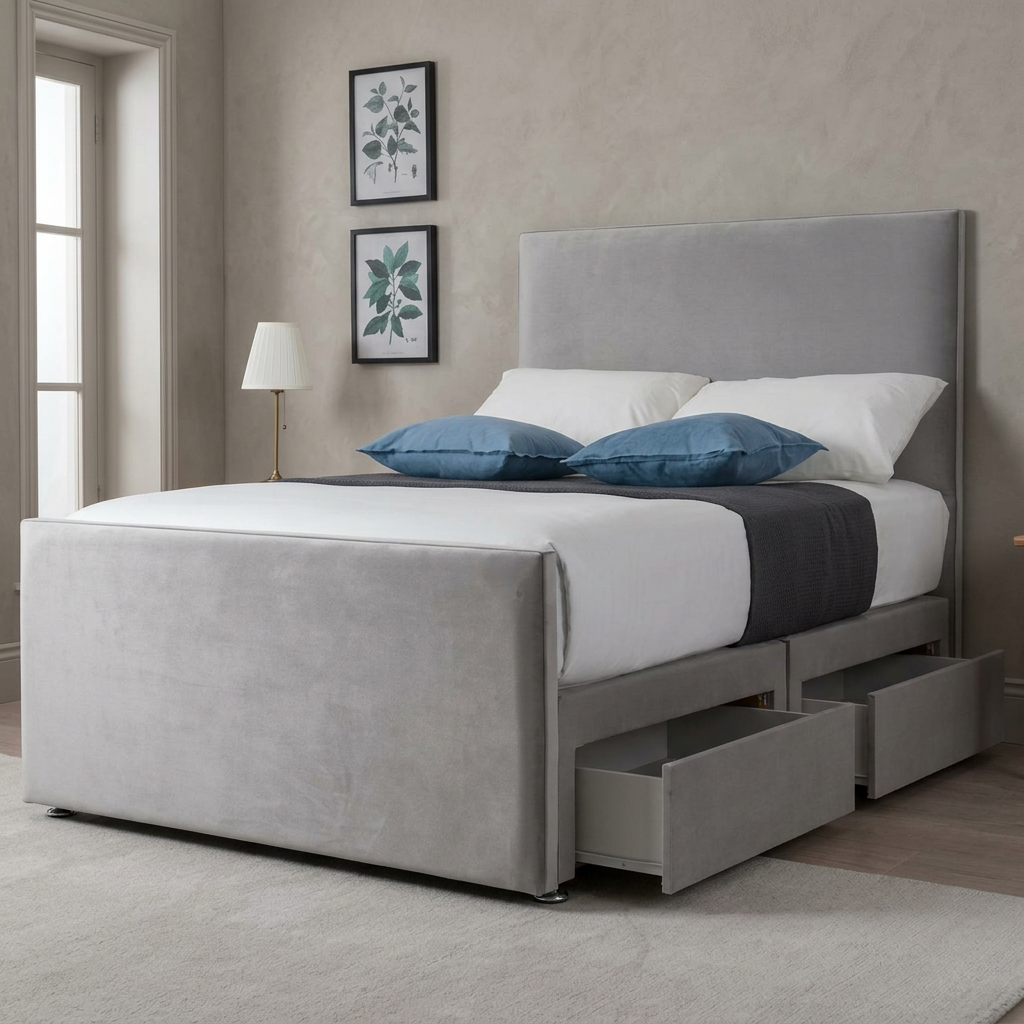 Smooth Ease Base #B150 Divan Drawer Bed Frame (UK) | Discount Bed Store (DBS)