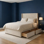 Grand Chester WingBack #B162 Divan Bed Frame (UK) | Discount Bed Store (DBS)