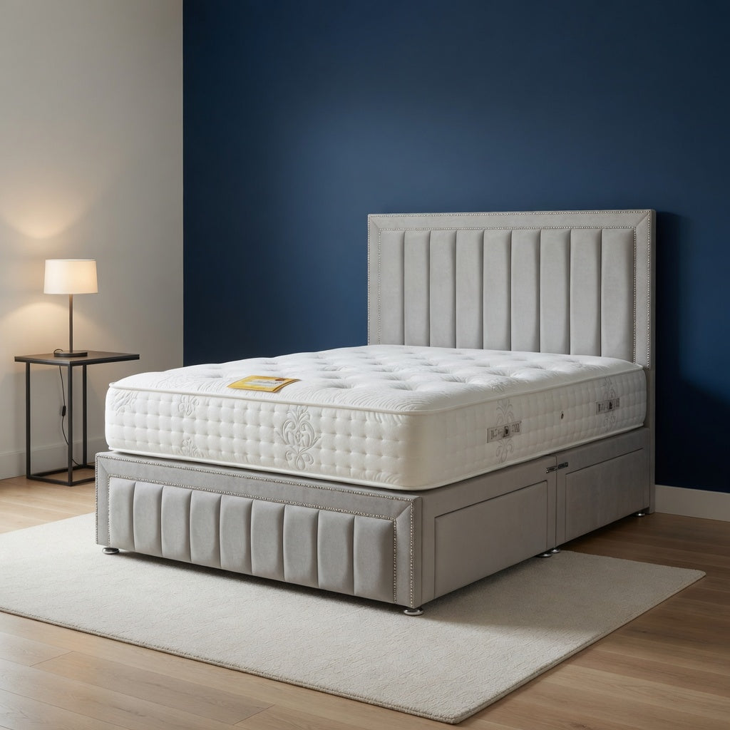 Grand Panel Classic #B164 | Optional Divan Drawer Bed Frame (UK) | Discount Bed Store (DBS)