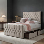 Diamond Grid Classic #B156 | Optional Divan Drawer Bed Frame (UK) | Discount Bed Store (DBS)