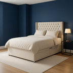 Grand Chester WingBack #B162 Divan Bed Frame (UK) | Discount Bed Store (DBS)