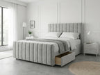 Modern Luxe Curve | Divan Drawer Bed Frame with Storage Drawers (UK) | Discount Bed Store (DBS) #DB150