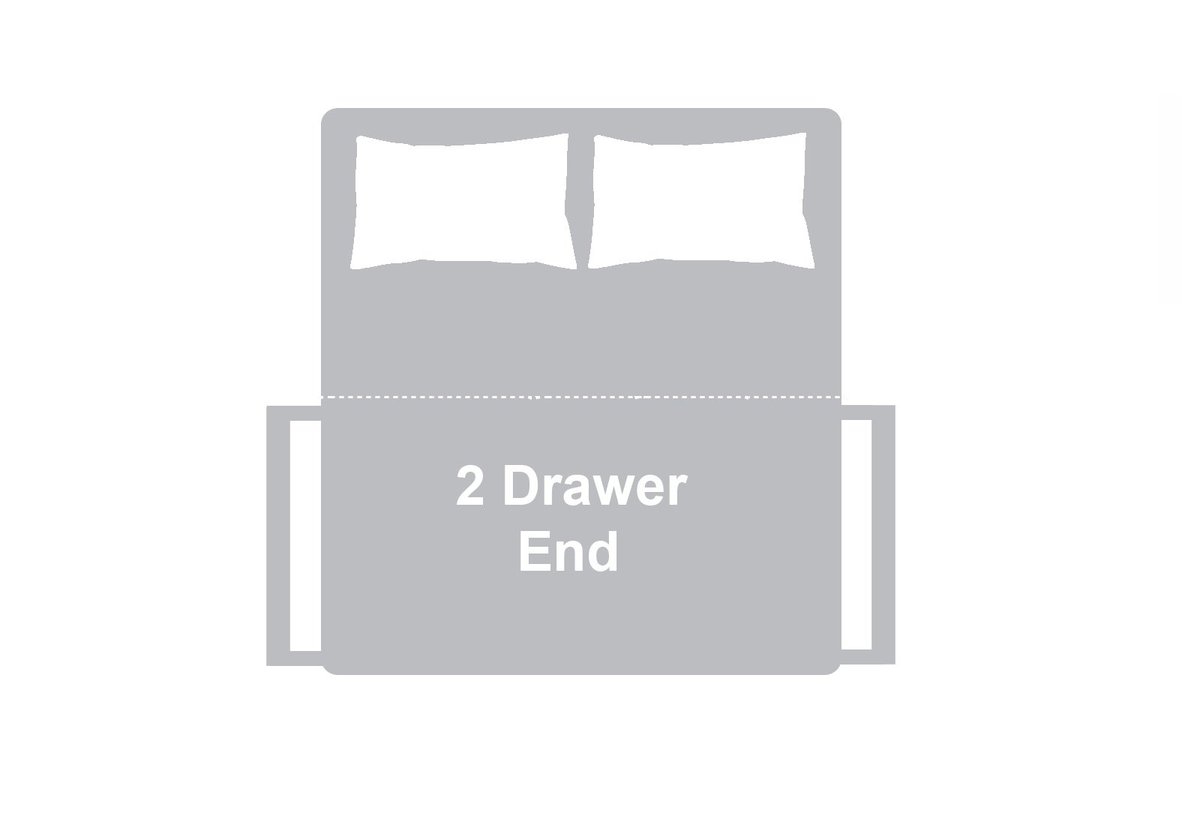 Curved Divan Drawer Bed