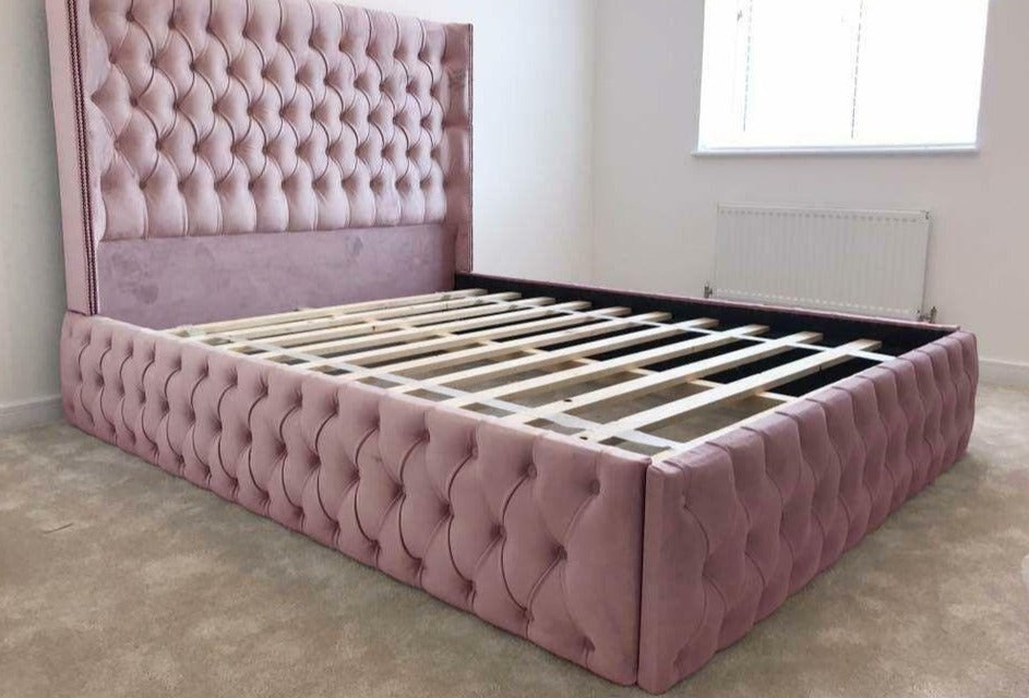 Tokyo Wingback Chesterfield Bed
