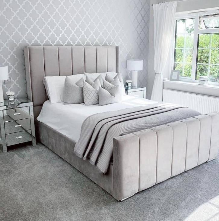 The Milan Wingback Bed