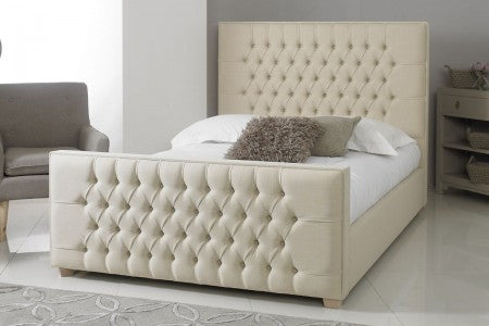 Colchester Chesterfield Upholstered Fabric Bed