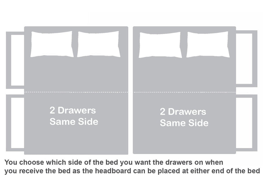 Curved Divan Drawer Bed