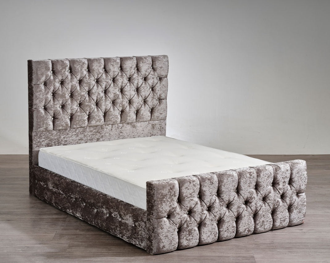 The Florence Chesterfield Upholstered Fabric Bed