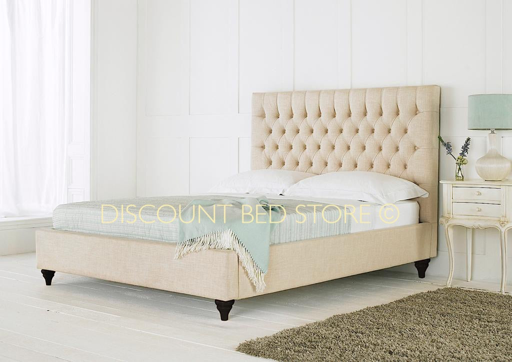 Sofia Chesterfield Upholstered Fabric Bed