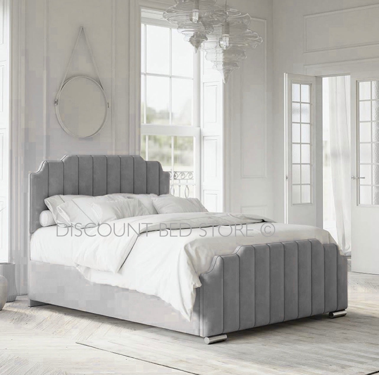 The Manhattan Upholstered Fabric Bed