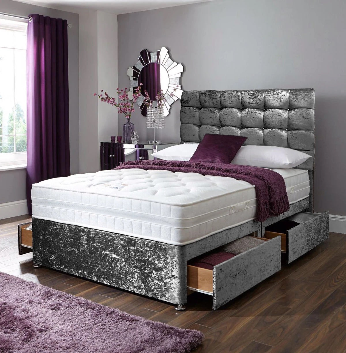 Cube Divan Drawer Bed