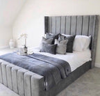 The Milan Wingback Bed