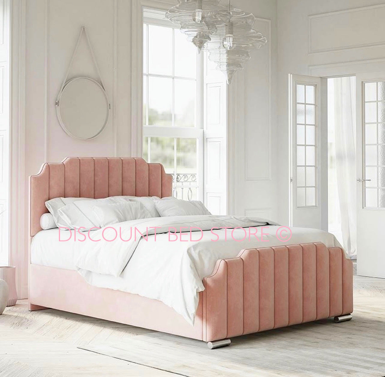The Manhattan Upholstered Fabric Bed