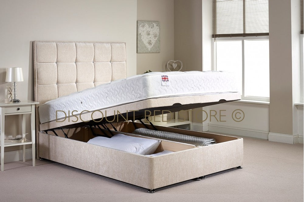 Cube Divan Ottoman Bed