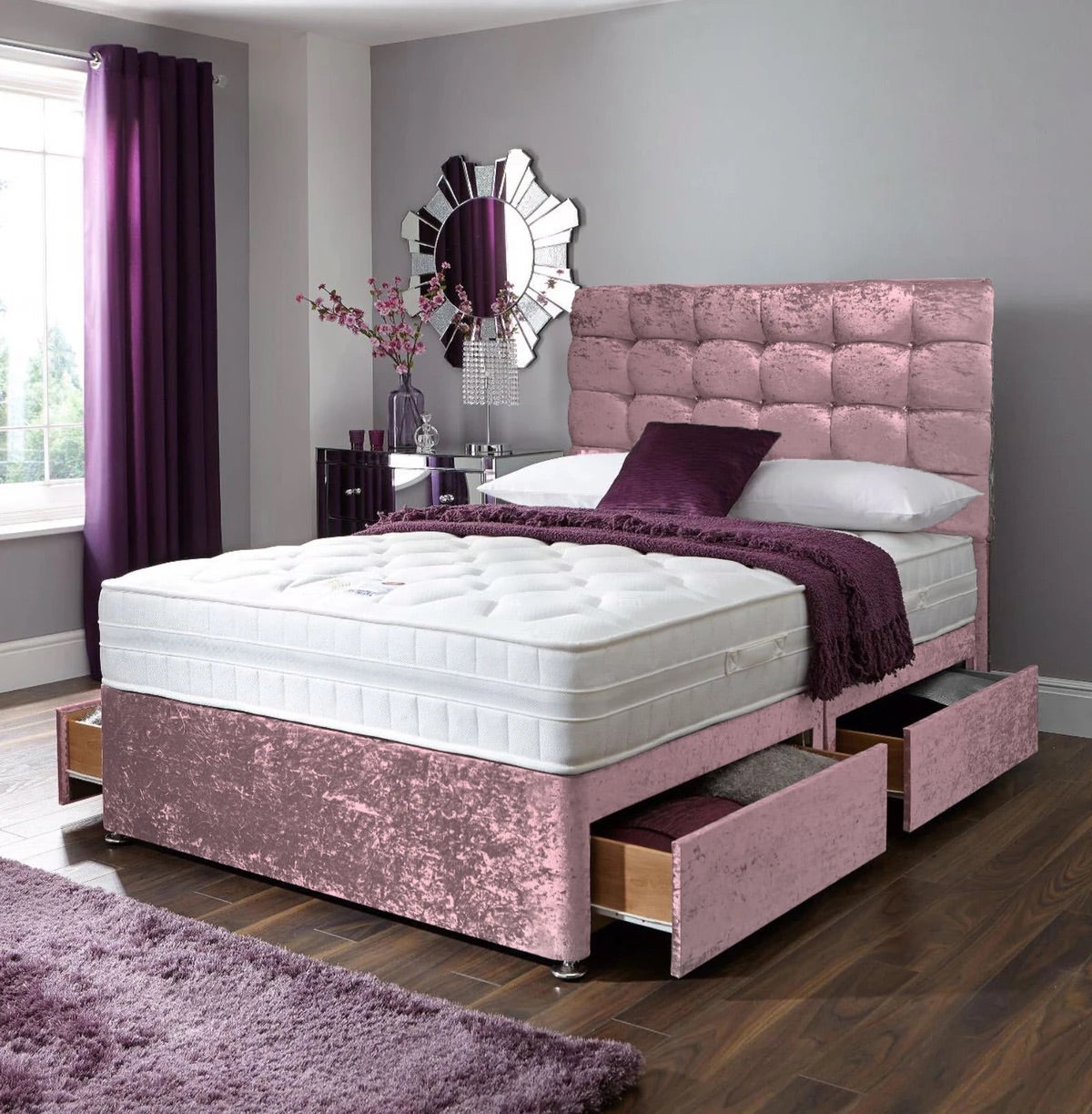 Cube Divan Drawer Bed