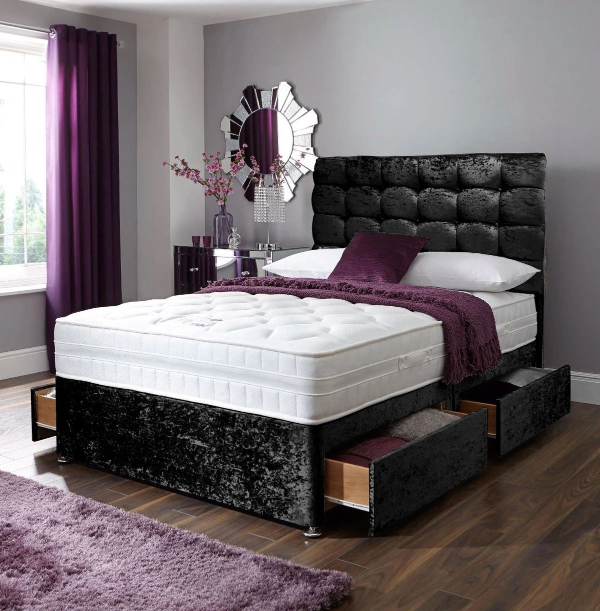 Cube Divan Drawer Bed