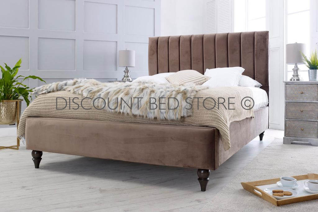 Monaco Upholstered Fabric Bed