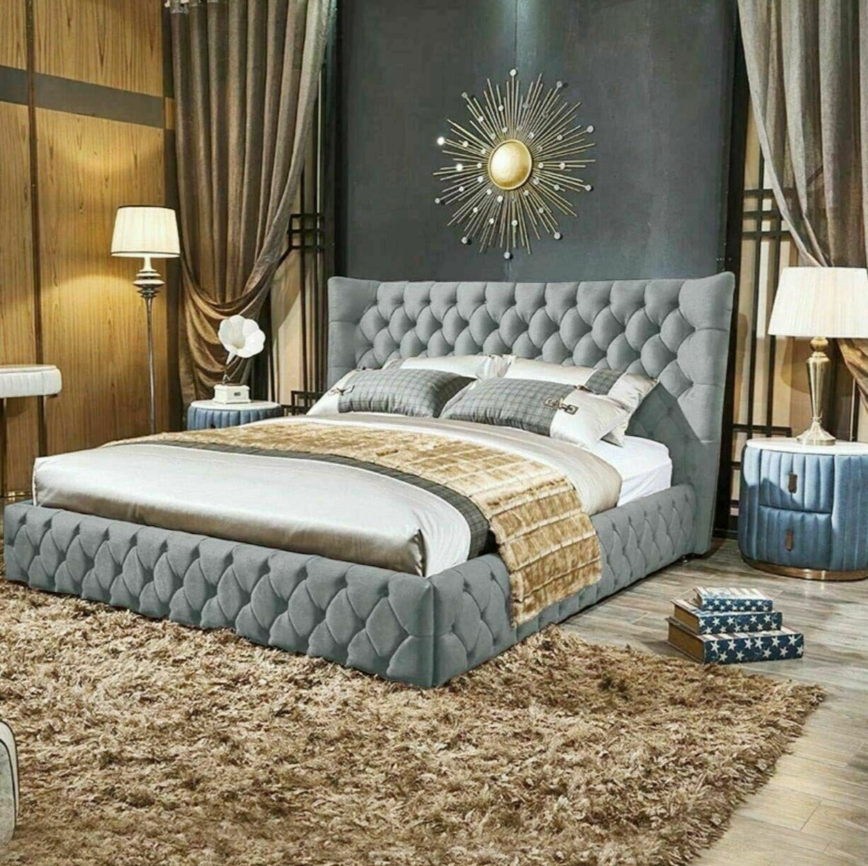 Rome Chesterfield Bed
