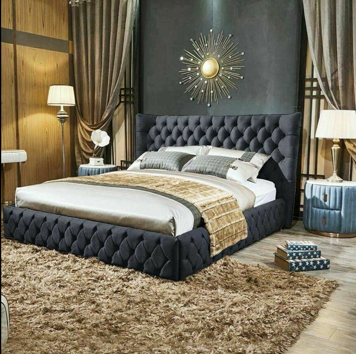 Rome Chesterfield Bed